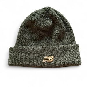 New Balance Forest Green Knit Beanie